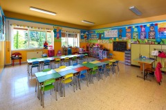 Un'aula della scuola dell'infanzia Madre Maria Petković